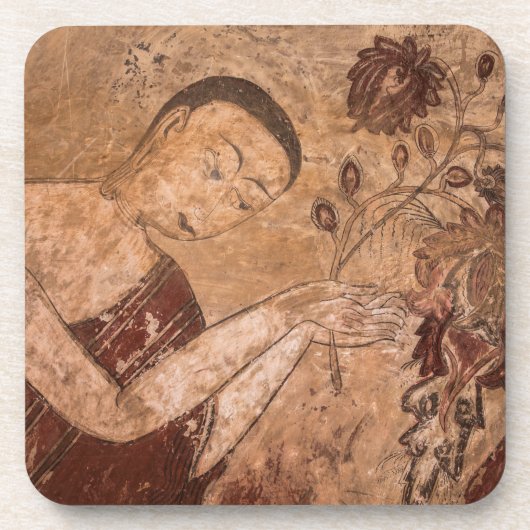 古代の仏教絵画 コースター (正面)