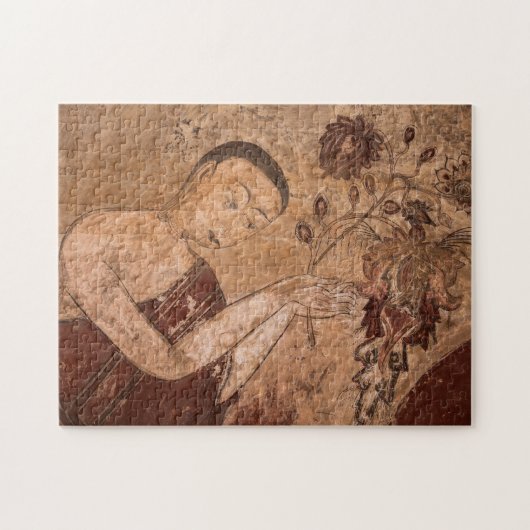 古代の仏教絵画 ジグソーパズル (横)