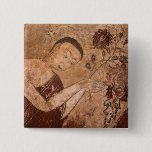 古代の仏教絵画 缶バッジ