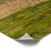 古代の修道院の外観 ポスター (角)