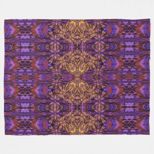 古代の光2 フリースブランケット (正面(横))