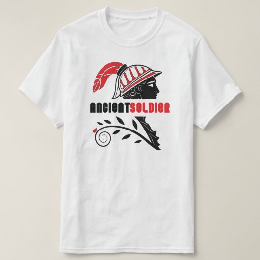 古代の兵士インスパイアのTシャツ Tシャツ (デザイン正面)