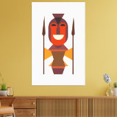 古代の兵士 キャンバスプリント (インサイチュ (リビング))