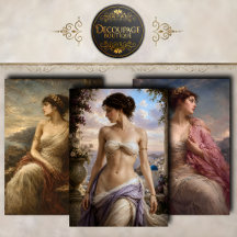 古代の古典的な女性コレクション