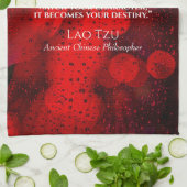 古代の哲学者の引用文中国の。 キッチンタオル (折り畳み)