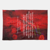 古代の哲学者の引用文中国の。 キッチンタオル (横)