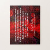 古代の哲学者の引用文中国の。 ジグソーパズル (縦)