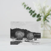 古代の土器、メキシコ南部 ポストカード (スタンド正面)