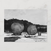 古代の土器、メキシコ南部 ポストカード (正面)