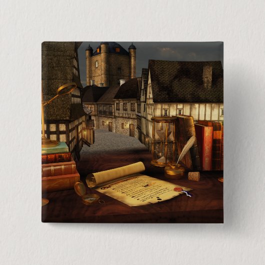 [古代の地平線]ボタン 缶バッジ (正面)