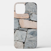 古代の城の古い石の壁。抽象芸術、古代 Case-Mate iPhoneケース (裏面)