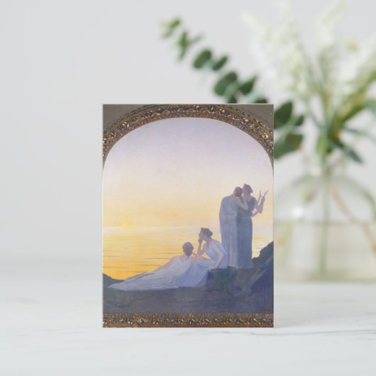 古代の夕べ, 1908 ポストカード (スタンド正面)