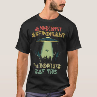 古代の宇宙飛行士の快適sayYes-エイリアンヘッドT Tシャツ