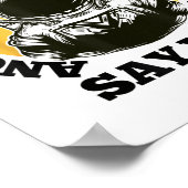 古代の宇宙飛行士の理論家がYes満月と言う&amp; ポスター (角)