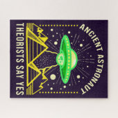 古代の宇宙飛行士の理論家は、Yesエイリアン理論と言う ジグソーパズル (横)