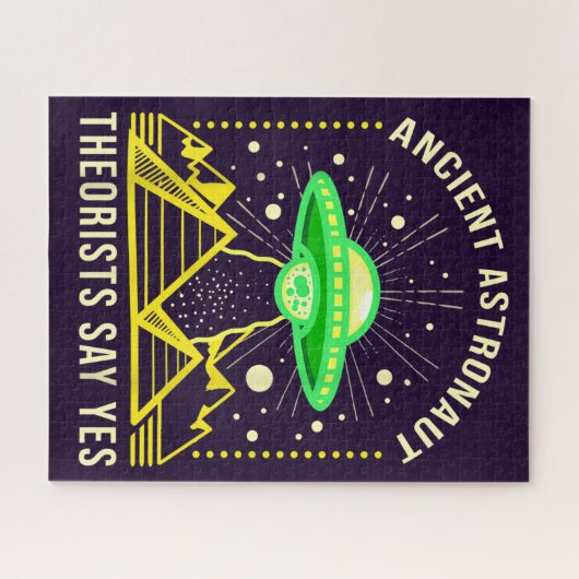 古代の宇宙飛行士の理論家は、Yesエイリアン理論と言う ジグソーパズル (横)