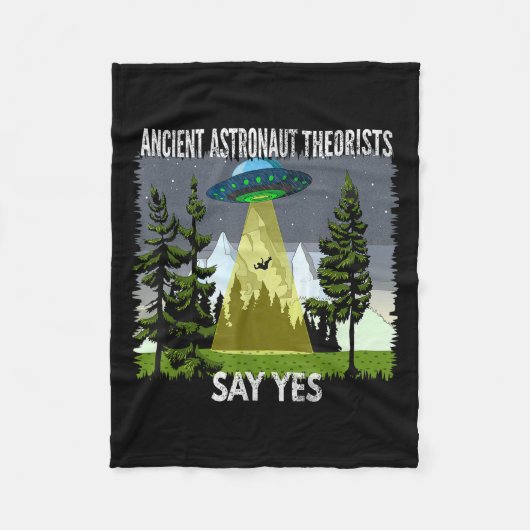 古代の宇宙飛行士の理論家は、Yes、奪取、によって言う フリースブランケット (正面)