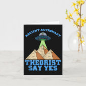 古代の宇宙飛行士の理論家セーYesエイリアンエジプト カード (黄色い花)