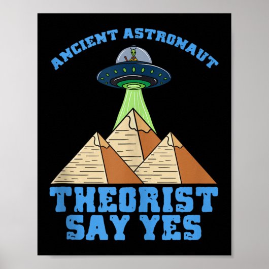 古代の宇宙飛行士の理論家セーYesエイリアンエジプト ポスター (正面)