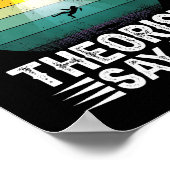 古代の宇宙飛行士理論家はYesエイリアン理論家と言う ポスター (角)