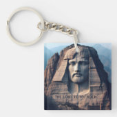 古代の守護者:主は私の岩 キーホルダー (正面)