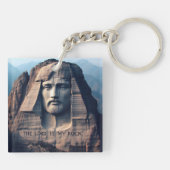 古代の守護者:主は私の岩 キーホルダー (裏面)
