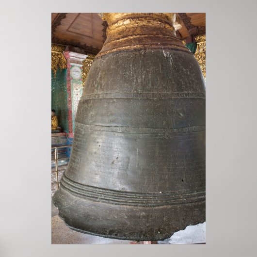 古代の寺の鐘 ポスター (正面)