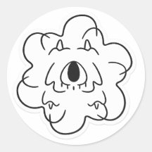 古代の影のカゲコ ファンタジーステッカー
