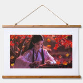 古代の恵みのポートレート中国の 吊り下げ型タペストリー (正面)