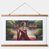 古代の恵みのポートレート中国の 吊り下げ型タペストリー (正面2)