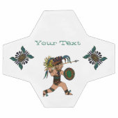 古代の戦士先住民アメリカ サッカーボール (フラット)