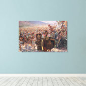 古代の戦士 キャンバスプリント (インサイチュ (ウッドフロア))