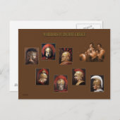 古代の戦士 ポストカード (正面/裏面)