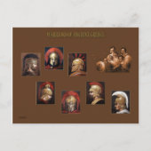 古代の戦士 ポストカード (正面)