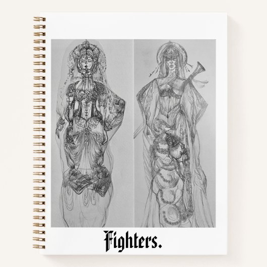 古代の戦闘機，ノート ノートブック (正面)