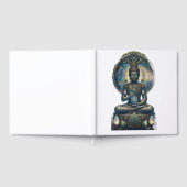 古代の智慧: スキティ仏と聖なる幾何学模様 アート ゲストブック (全面)