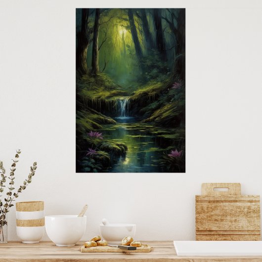 古代の暗黒の森 ポスター (キッチン)