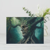 古代の木に宿る賢き顔 神秘の森 シーズンカード (スタンド正面)