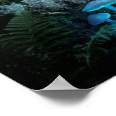 古代の木のゴシック遺跡 ポスター (角)