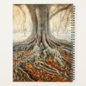 古代の木の根 プランナー手帳 (裏面)