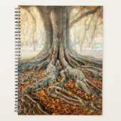 古代の木の根 プランナー手帳 (正面)