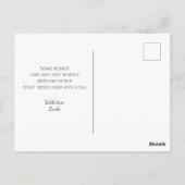 古代の木の神秘的な森のワイズ顔 ポストカード (裏面)