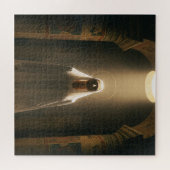 古代の未知の寺院の神秘的な純粋な精神 ジグソーパズル (横)