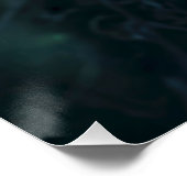 古代の森林の守護者と白熱［赤熱］光を放つ魔法 ポスター (コーナー)