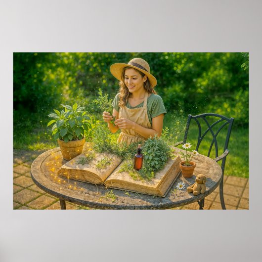 古代の植物書の漢方智慧 ポスター (正面)