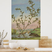 古代の植物芸術ムゴート ポスター (キッチン)