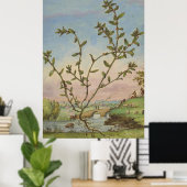 古代の植物芸術ムゴート ポスター (ホームオフィス)