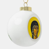 古代の正教会のアイコン セラミックボールオーナメント (左)