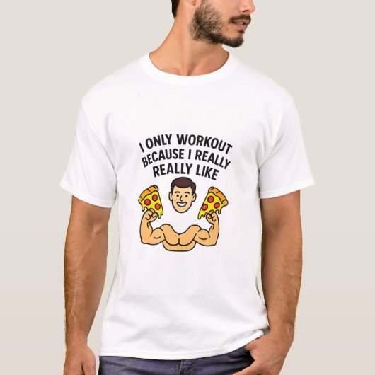 古代の武闘僧フィットネスイラストTシャツ 男性用 Tシャツ (正面)