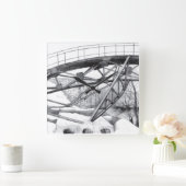 古代の歩橋 スクエア壁時計 (ホーム)